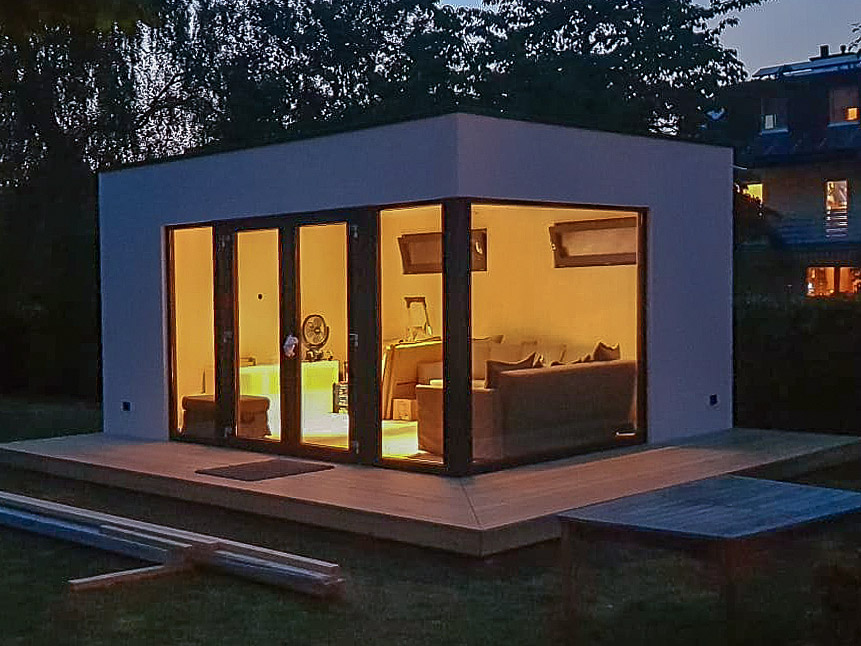 Moderner Pavillon CUBE - Pavillonbau Kötter e.K. Moderner Pavillon CUBE - Pavillonbau Kötter e.K.